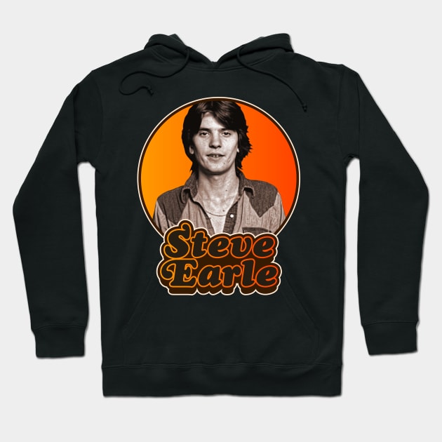 Retro Steve Earle Tribute Hoodie by darklordpug